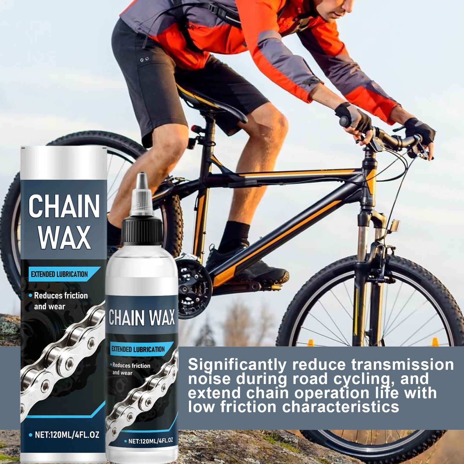 Bicycle Chain Lubricant - 自転車チェーン潤滑剤 120ml バイクチェーン潤滑剤 全天候型潤滑ワックス マウンテンバイク ロードバイク