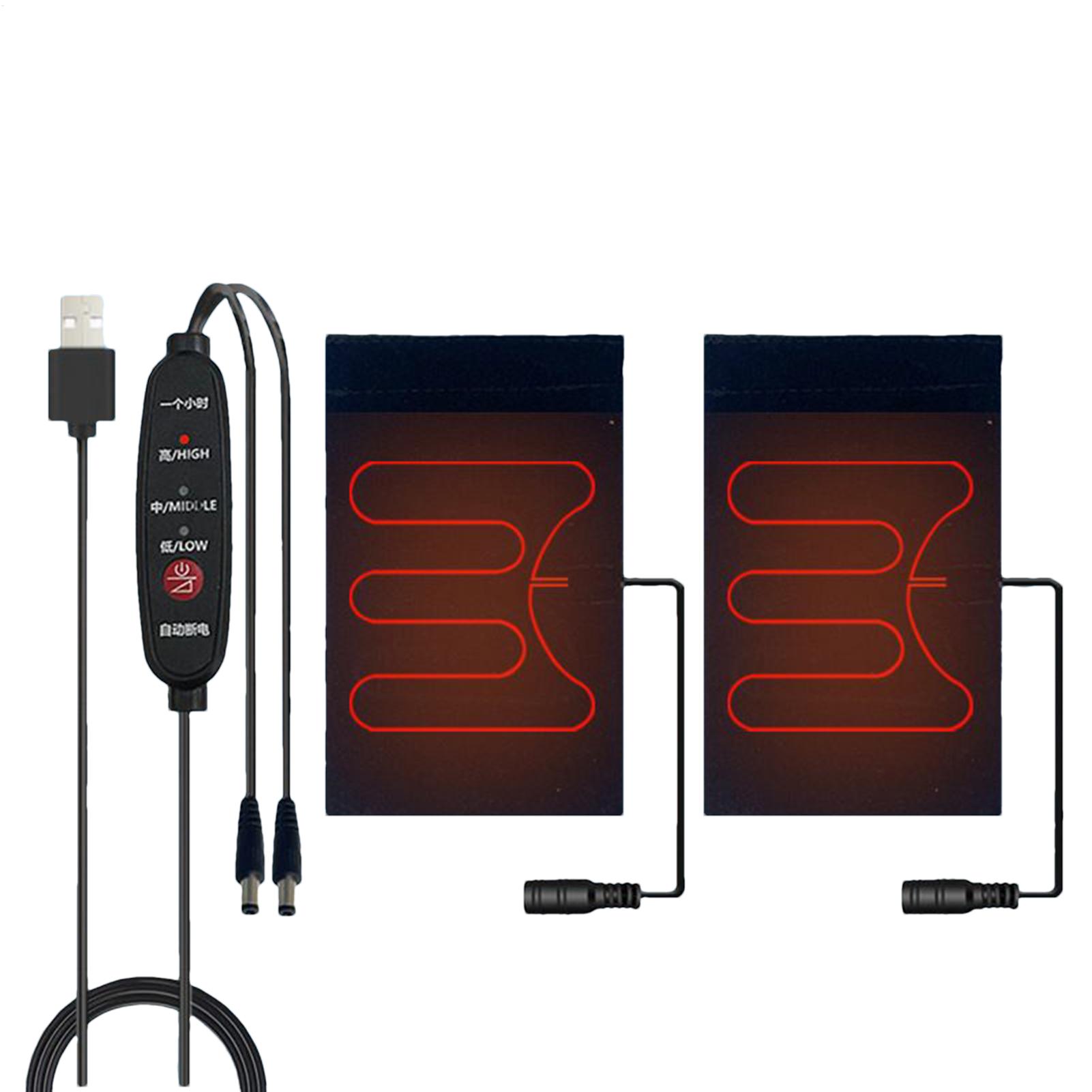 Cycling Heat Gear - ハンドルバーウォーマー 5V ハンドルバーカバー 加熱グリップ 3 加熱レベル