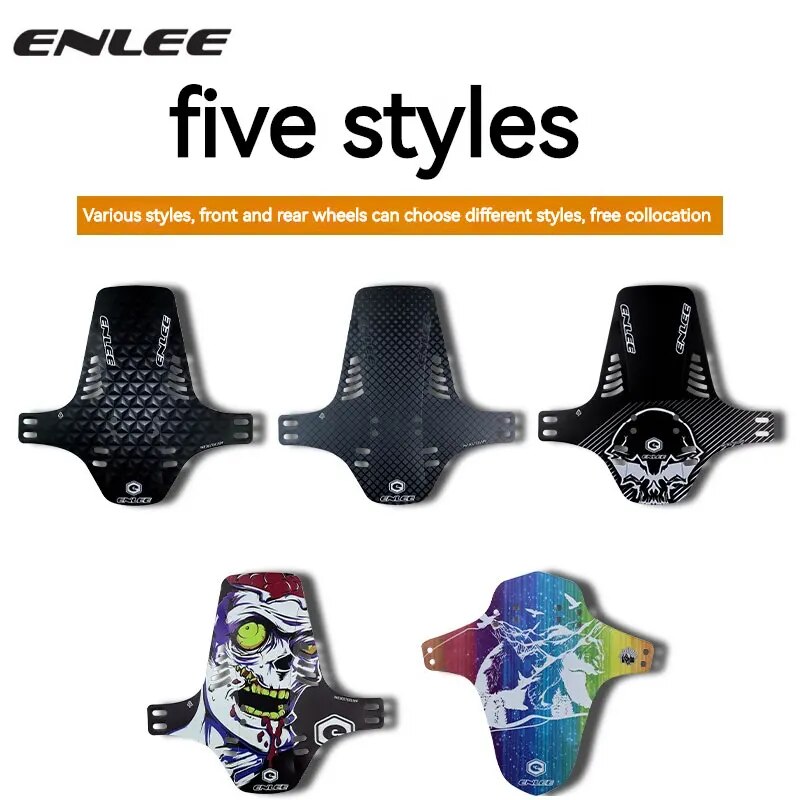 Bike Fender Set - ENLEE 自転車フェンダーフロント/リアタイヤホイールユニバーサルマッドガード Mtb ロードバイク翼マッドガードサイクリングアクセサリー自転車フェンダー