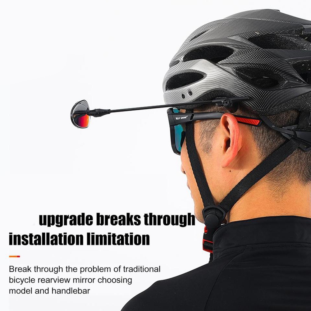 Bicycle Helmet - L79A 調整可能なMTBロードバイク用ヘルメットミラー、後方視界の安全性を向上させる