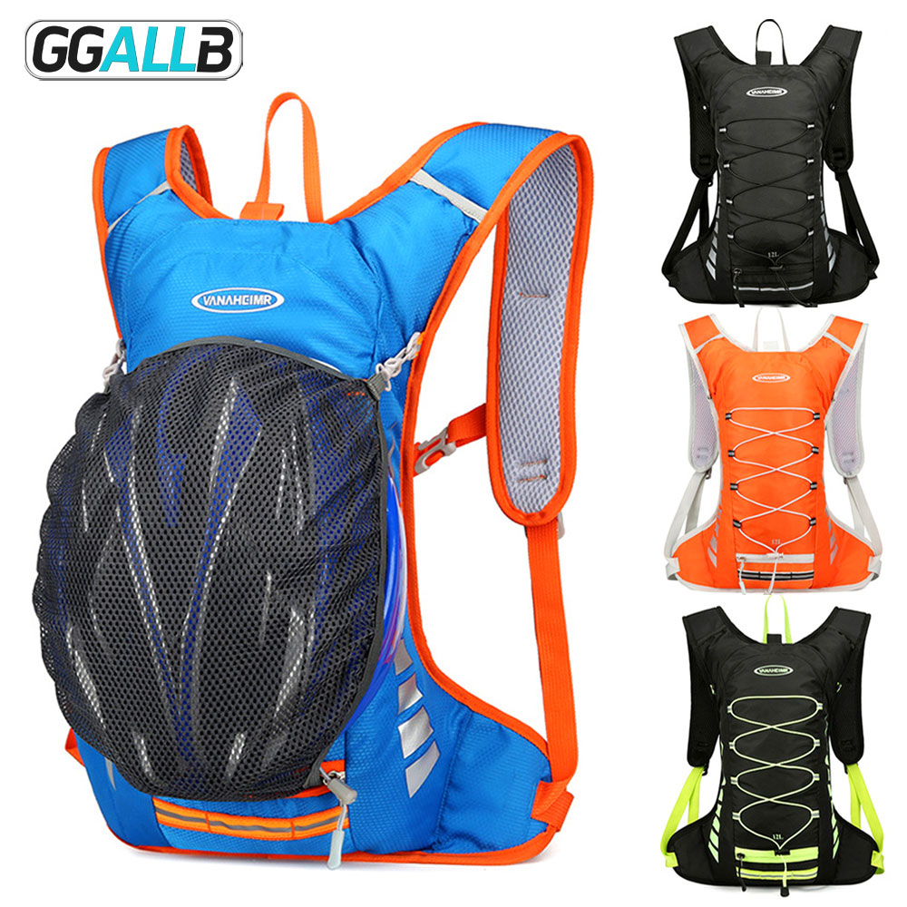 Cycling Gear Travel Bag - ランニング、ハイキング、サイクリング、登山、キャンプ、サイクリング用のハイドレーションパックバックパック、男性と女性、水袋は別途購入
