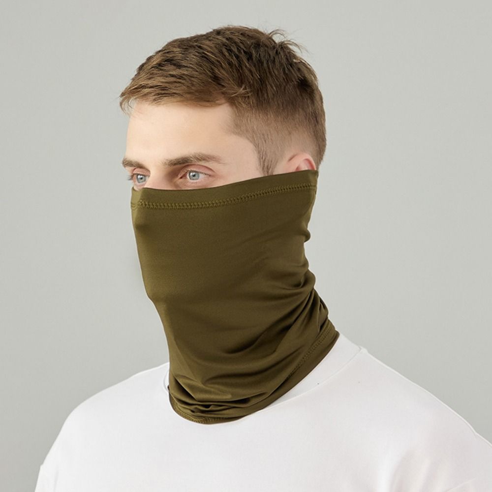 Cycling Face Mask - スポーツ用速乾性サイクリングフェイスマスク 通気性のあるアイスシルク冷却ネックゲイター 汗を吸収し防塵性のあるフェイススカーフ 夏用