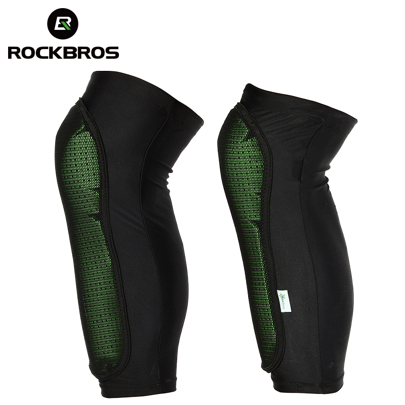 Cycling Gear Padding - Rockbros-スポーツレッグウォームニーパッドmtbサイクリング、自転車ニーパッド、ハイキング、サッカー、キャンプレギンス、レッグスリーブ用の保護ギア