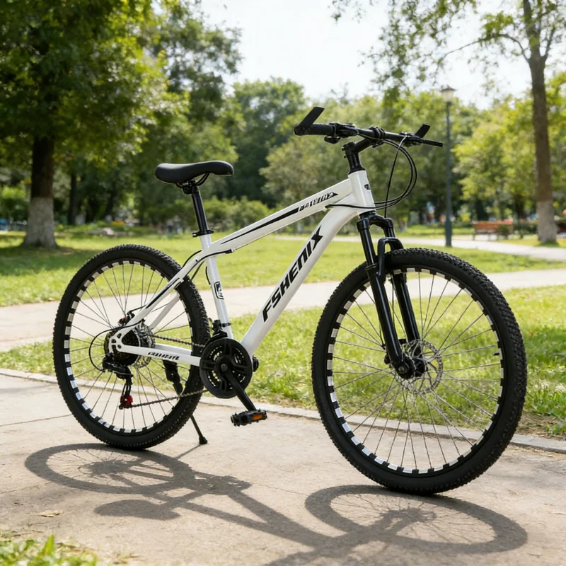 Cycling Gear Inches - スノーホワイト スポークホイール マウンテンバイク 24/26インチ 大人用自転車 21速