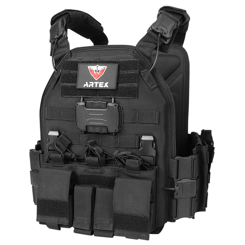 Cycling Gear Vest - ARTEX 8026 サイクリングベスト アウトドアライディングギア タクティカルスタイル 調節可能なベスト