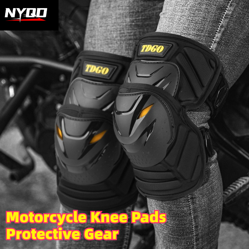 Cycling Gear Padding - 男性用オートバイ膝パッド保護具、モトクロス膝ガード、ダートバイク、サイクリング、MTBモト用オートバイアーマー