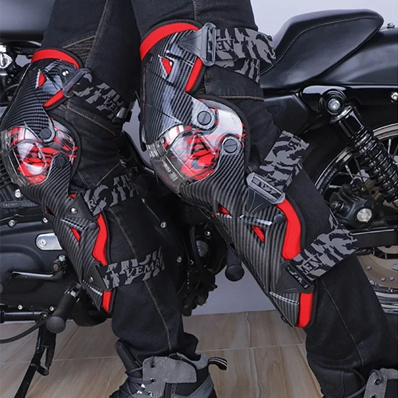Cycling Gear Padding - モトクロス屋外レーシング膝パッドオートバイレッグガードプロテクター安全装備オフロードモトサイクリング保護具