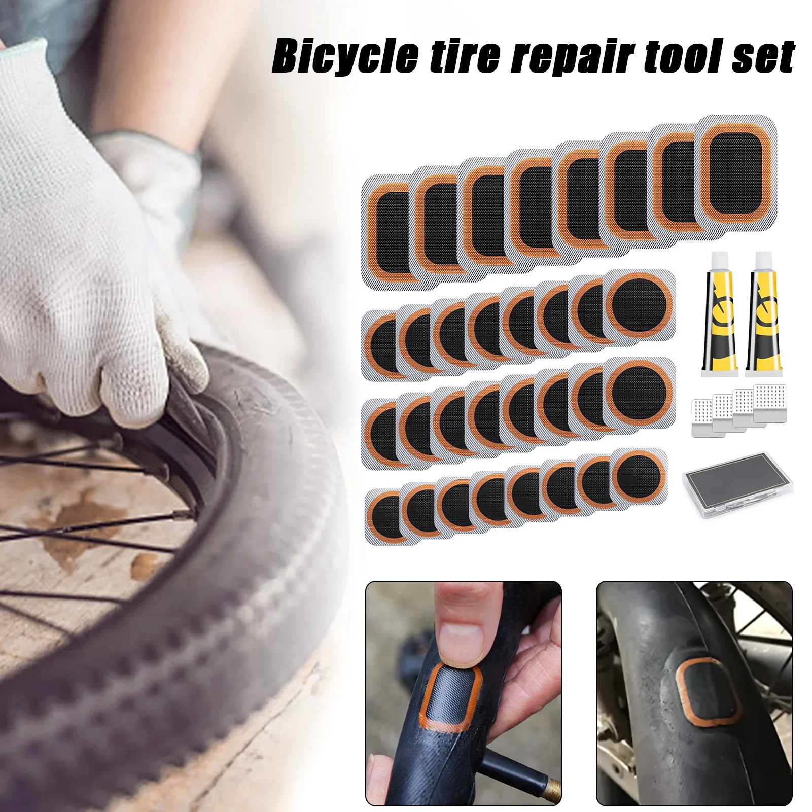 2026-バイクタイヤ修理キットは持ち運びに便利で、ポータブ - Bike Tube Repair Kit のレビューと価格