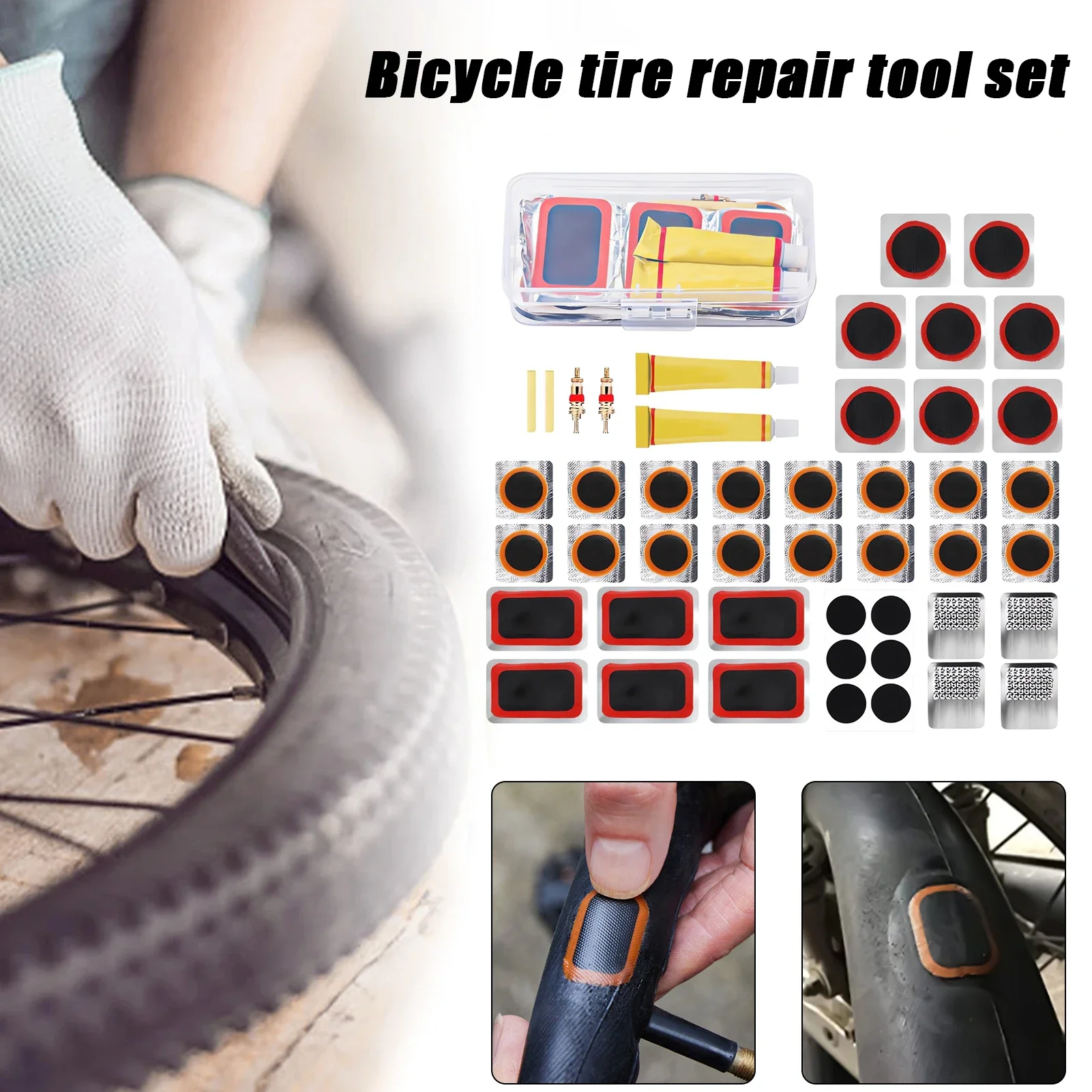 2026-バイクタイヤ修理キットは持ち運びに便利で、ポータブ - Bike Tube Repair Kit のレビューと価格