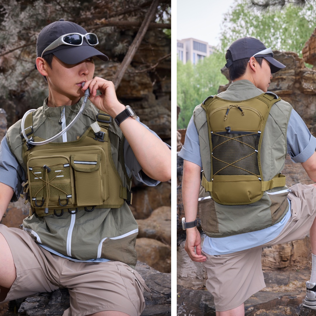 ランニングベスト男性女性用チェストパック水分補給バッグサイク - Cycling Gear Travel Bag のレビューと価格
