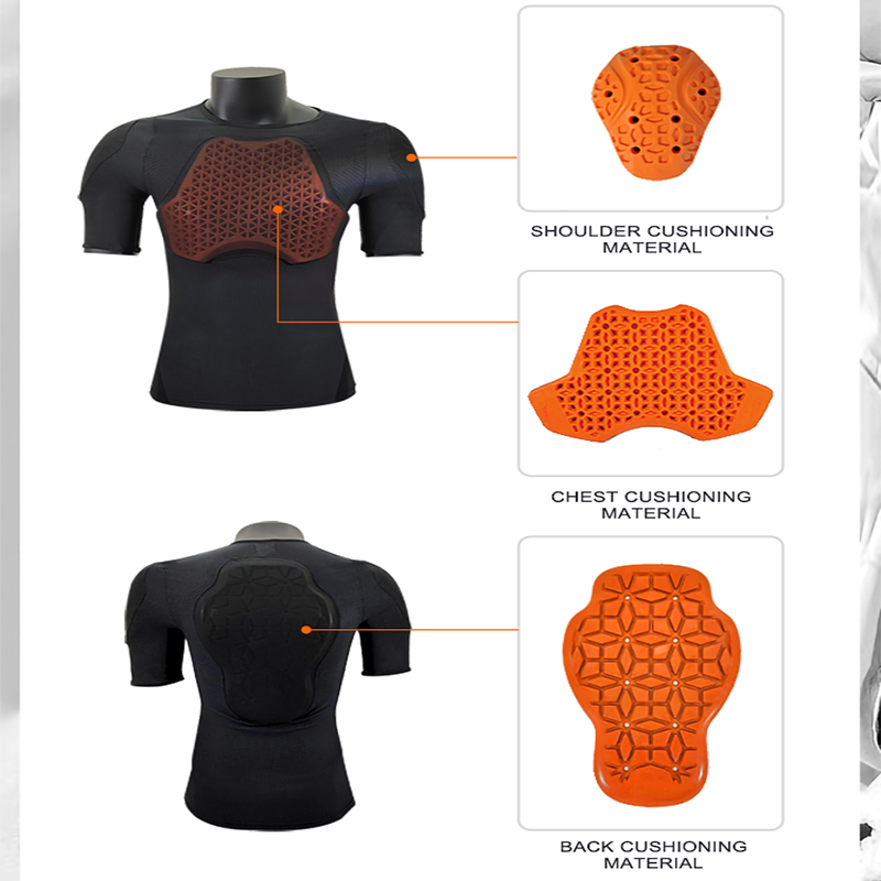 KUUVI オートバイチェストガードジャケット - 調節可能 - Cycling Gear Jacket のレビューと価格