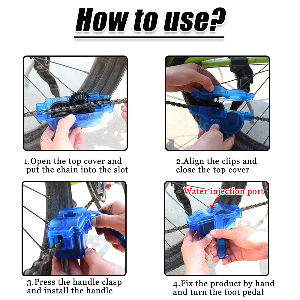 チェーンクリーナー クリーニング自転車 3D チェーンブラシ - Bicycle Chain Lubricant のレビューと価格