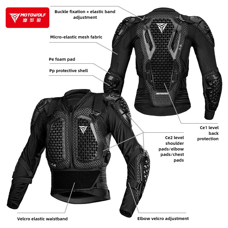 オートバイジャケットモトボディアーマーモトクロスレーシング  - Cycling Gear Jacket のレビューと価格