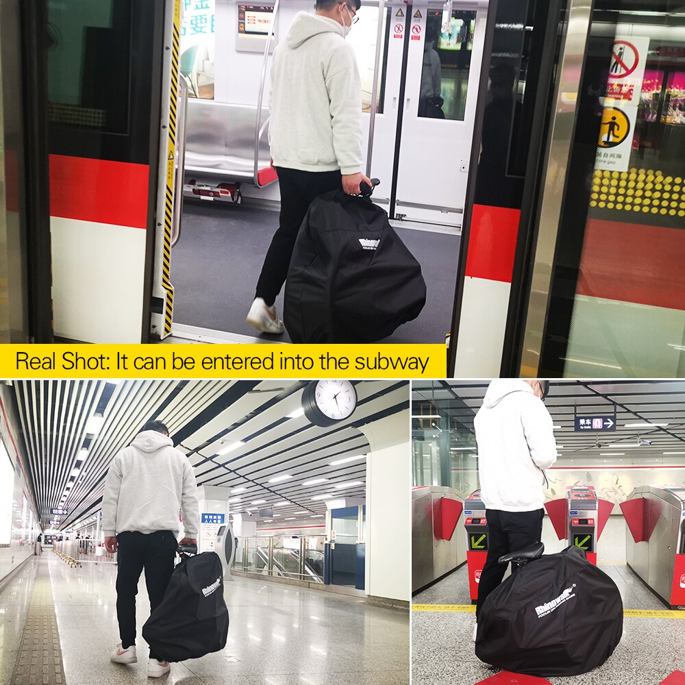ラインウォーク折りたたみ自転車収納バッグカバーポータブルフィ - Cycling Gear Travel Bag のレビューと価格