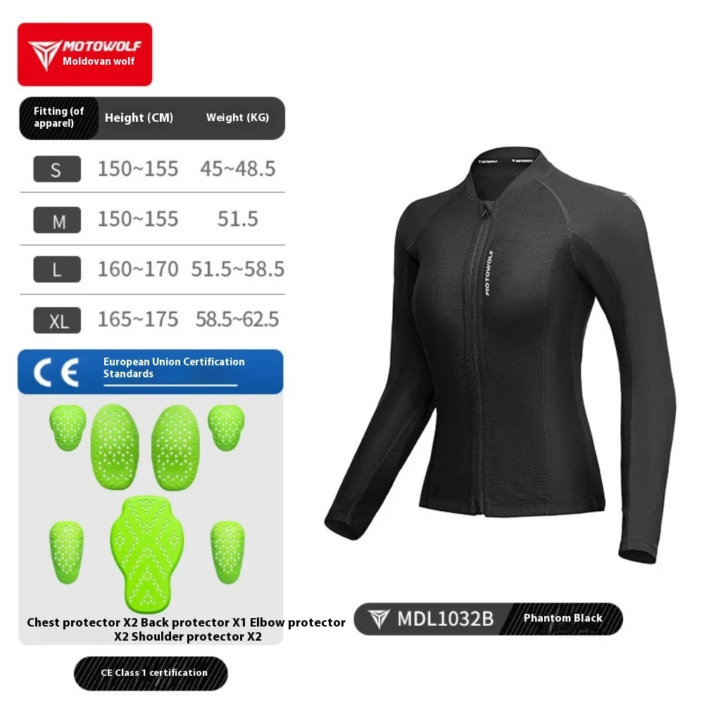 女性用オートバイ乗馬鎧、通気性メッシュ、落下防止鎧、内蔵保護 - Cycling Gear Jacket のレビューと価格