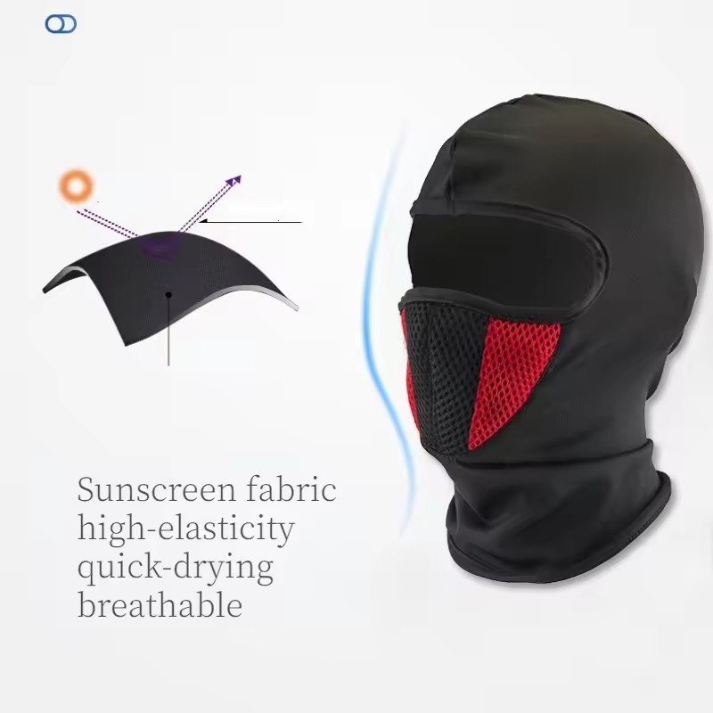 フルフェイスマスクサイクリング防風ヘッドギアオートバイバラク - Cycling Face Mask のレビューと価格