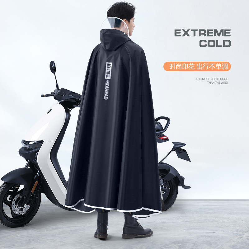 厚手のオックスフォード防水レインギア レインポンチョ サイク - Cycling Gear Jacket のレビューと価格