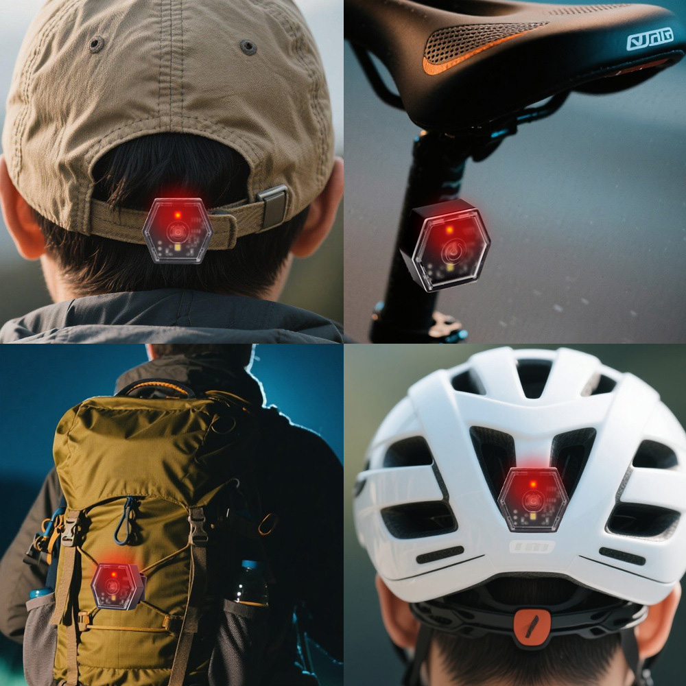 多機能自転車テールライト サイクリング、夜間ランニング、ヘル - Bicycle Helmet のレビューと価格