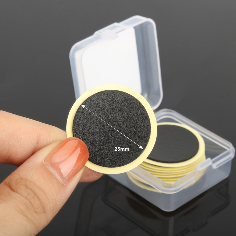 インナーチューブパッチゴム製自転車修理ツールタイヤ修理パッド - Bike Tube Repair Kit のレビューと価格