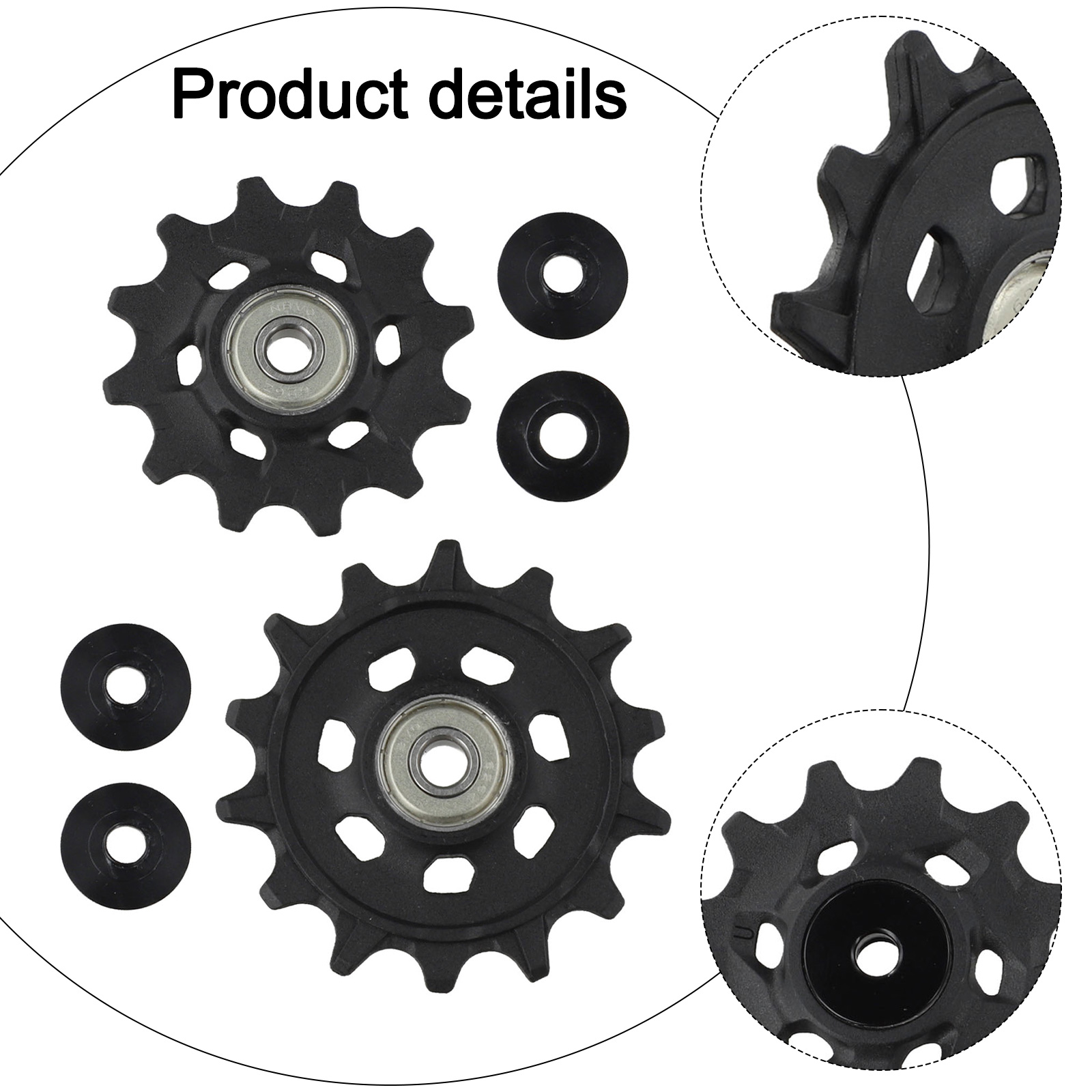 リアディレイラープーリーキット 12T 14T ガイドホイー - Cycling Gear Guide のレビューと価格