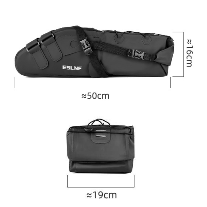 ESLNF反射防水MTB 10L大容量サドルバッグ 自転車バ - Cycling Gear Travel Bag のレビューと価格