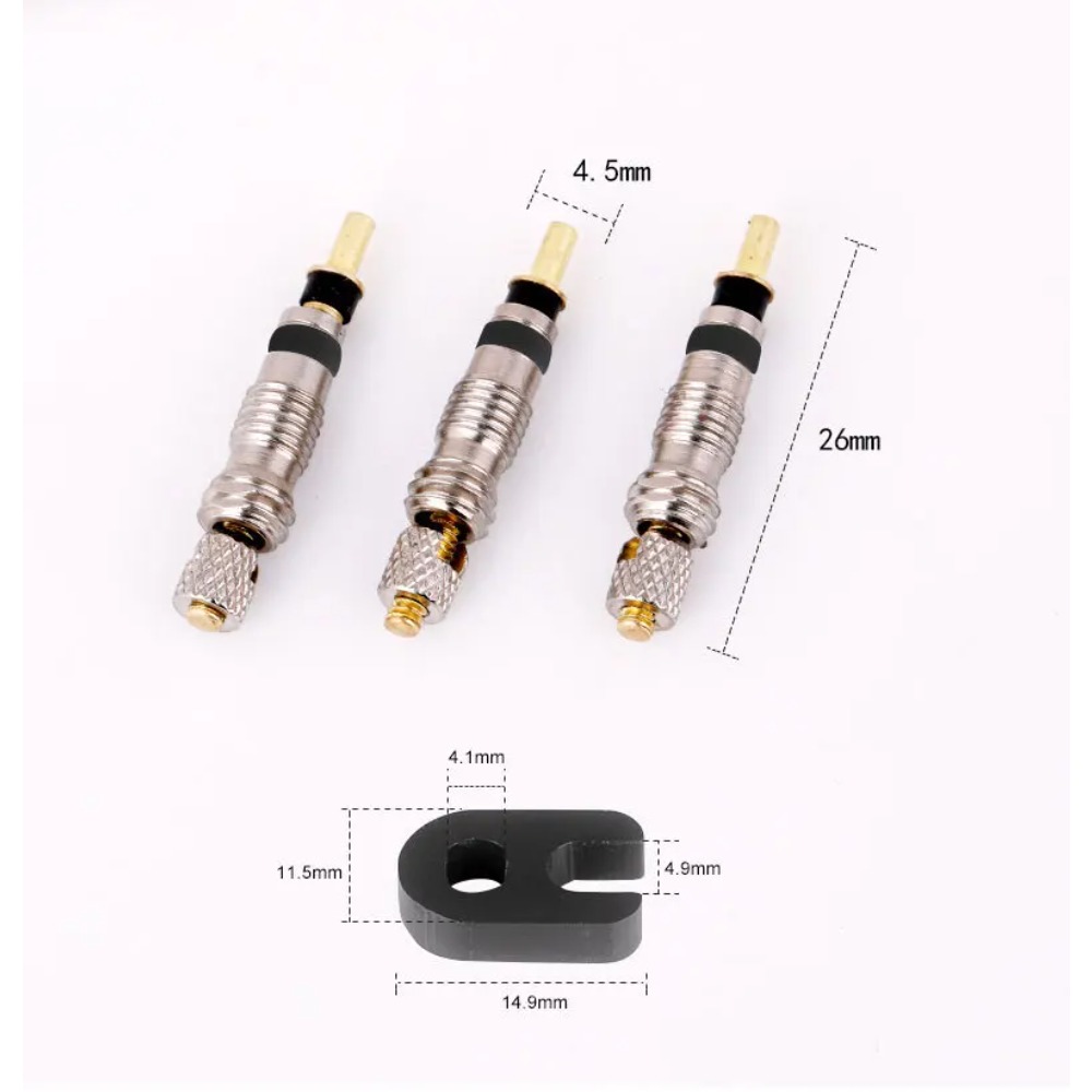 6/18 個自転車バルブコアフレンチノズルアダプターインフレ - Bike Tube Repair Kit のレビューと価格