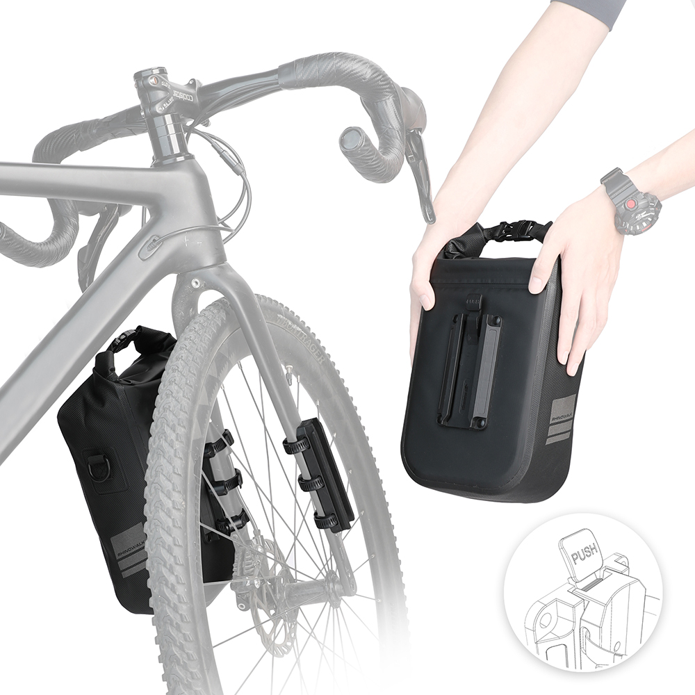 Rhinowalk 2 個バイククイックリリースフロントフォ - Cycling Gear Travel Bag のレビューと価格