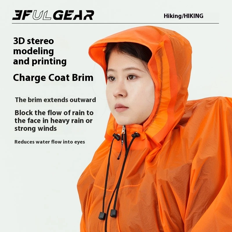 3F UL GEAR ジッパーレインコート 15D ナイロン - Cycling Gear Jacket のレビューと価格