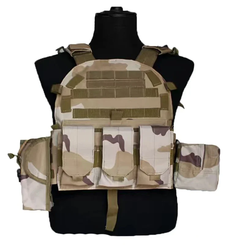 6094迷彩タクティカルベスト多機能プレートキャリア調整可能 - Cycling Gear Vest のレビューと価格