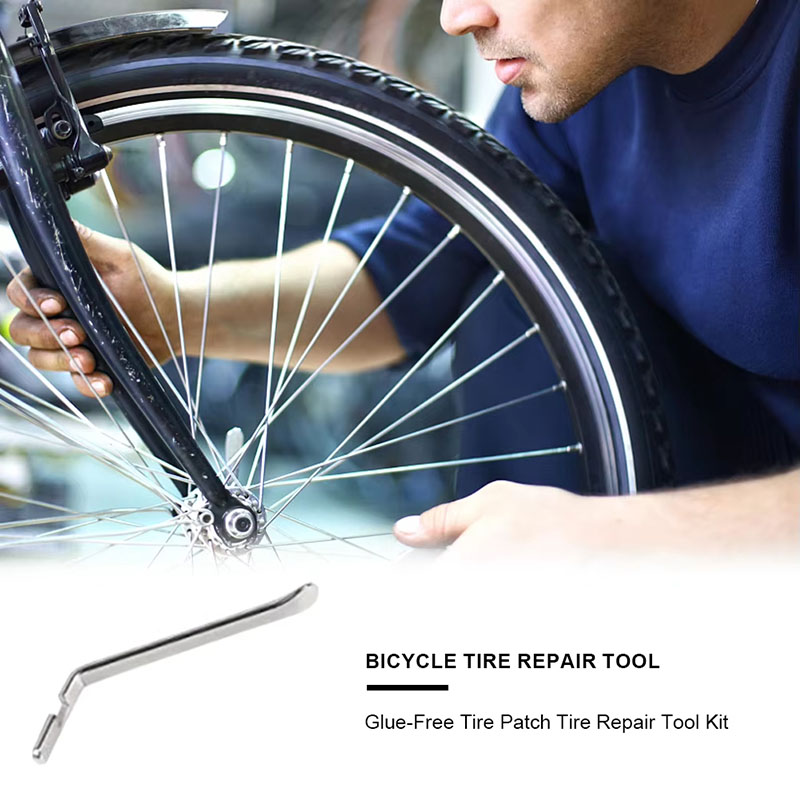 自転車タイヤチューブ修理キット サイクリングパンク修理用ゴム - Bike Tube Repair Kit のレビューと価格