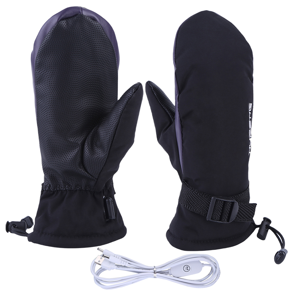 暖かい加熱手袋 USB 充電電気加熱手袋 防寒 3 ギア温度 - Cycling Heat Gear のレビューと価格