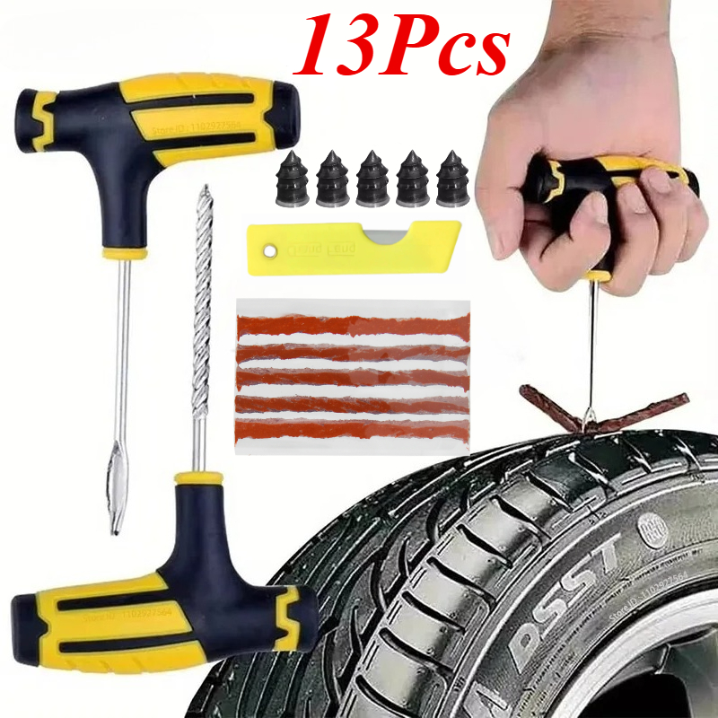 緊急用ヘビーデューティーカータイヤ修理キット、複数サイズ対応 - Bike Tube Repair Kit のレビューと価格