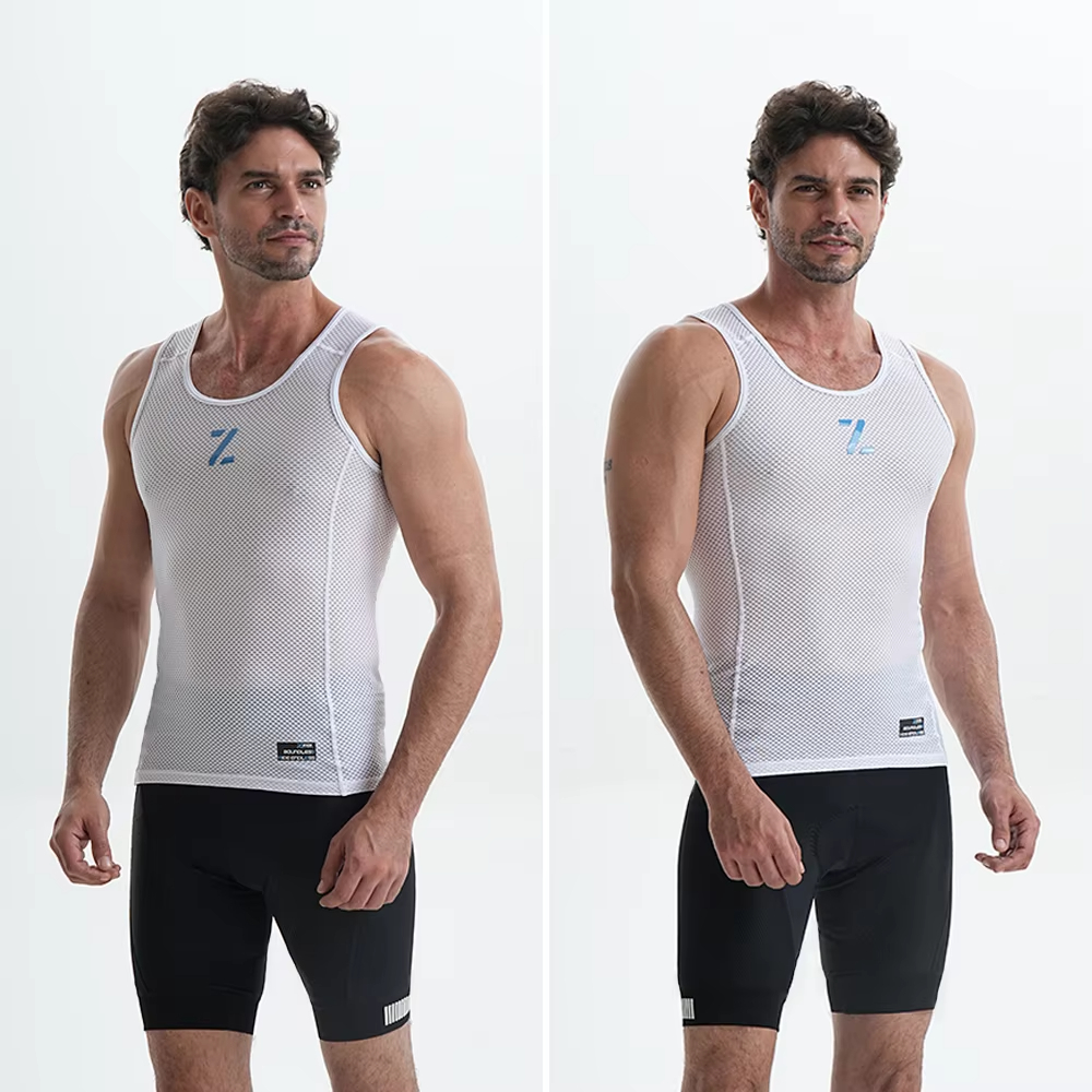 ZRSE メンズ通気性メッシュベストノースリーブベースレイヤ - Cycling Gear Vest のレビューと価格