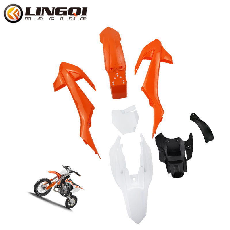 Lingqi-オートバイ用のボディキット,プラスチックフェン - Bike Fender Set のレビューと価格