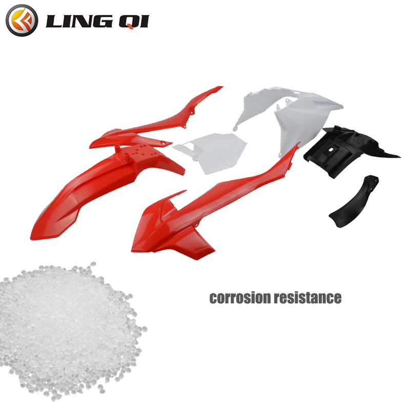 Lingqi-オートバイ用のボディキット,プラスチックフェン - Bike Fender Set のレビューと価格