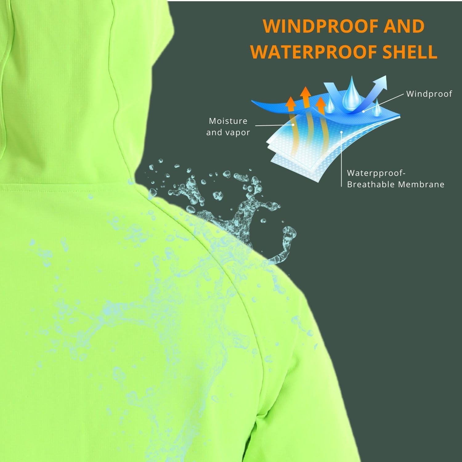 Wulibike 冬サイクリングジャケット男性用防水ランニン - Cycling Gear Jacket のレビューと価格