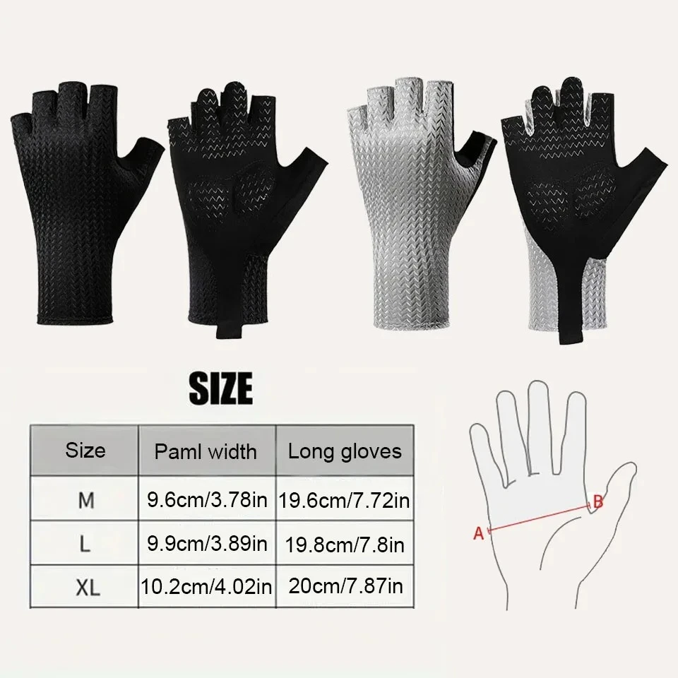 1 ペア M/L/XL 夏通気性ハーフフィンガーサイクリング - Cycling Gear Padding のレビューと価格