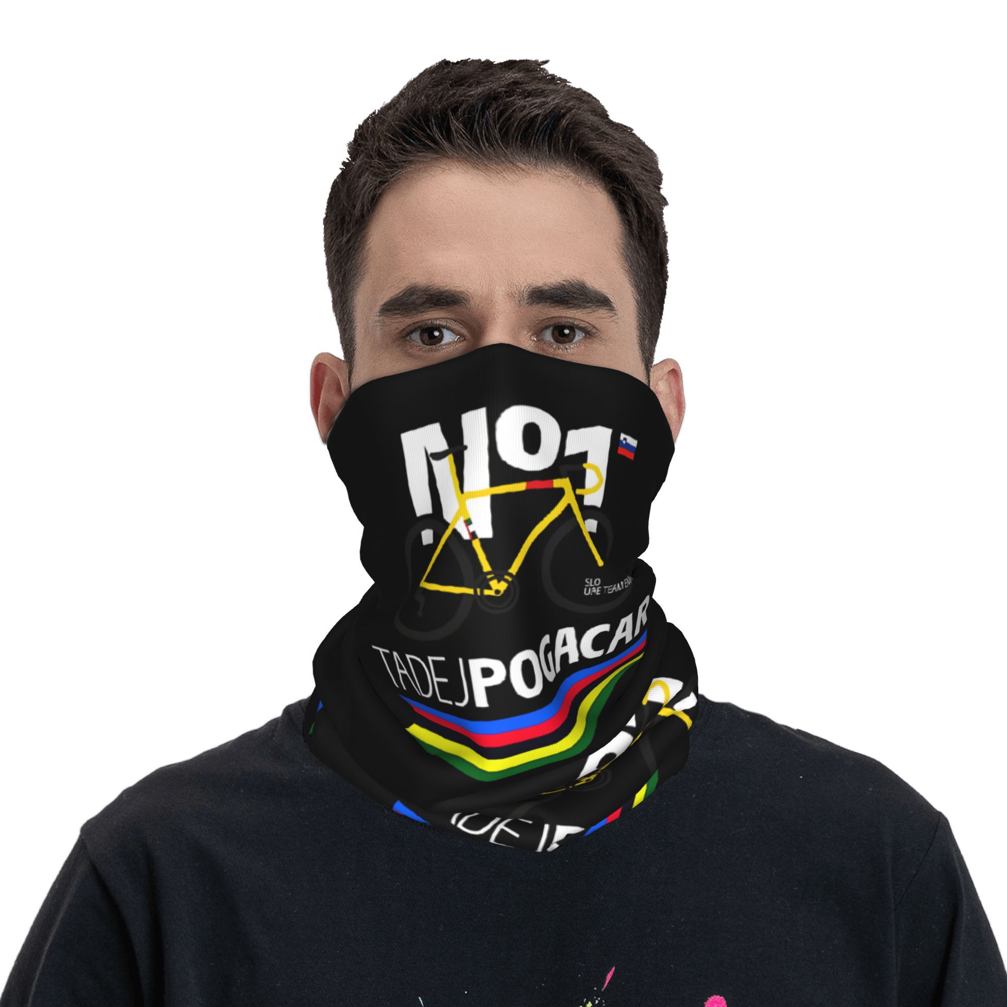 Tadej Pogacar 自転車 バンダナ ネックゲートル - Cycling Face Mask のレビューと価格