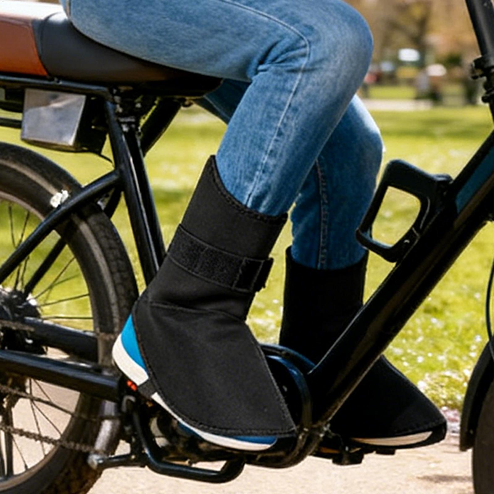サイクリングシューズカバー 防水 暖かいフットギア シューズ - Cycling Shoe Covers のレビューと価格