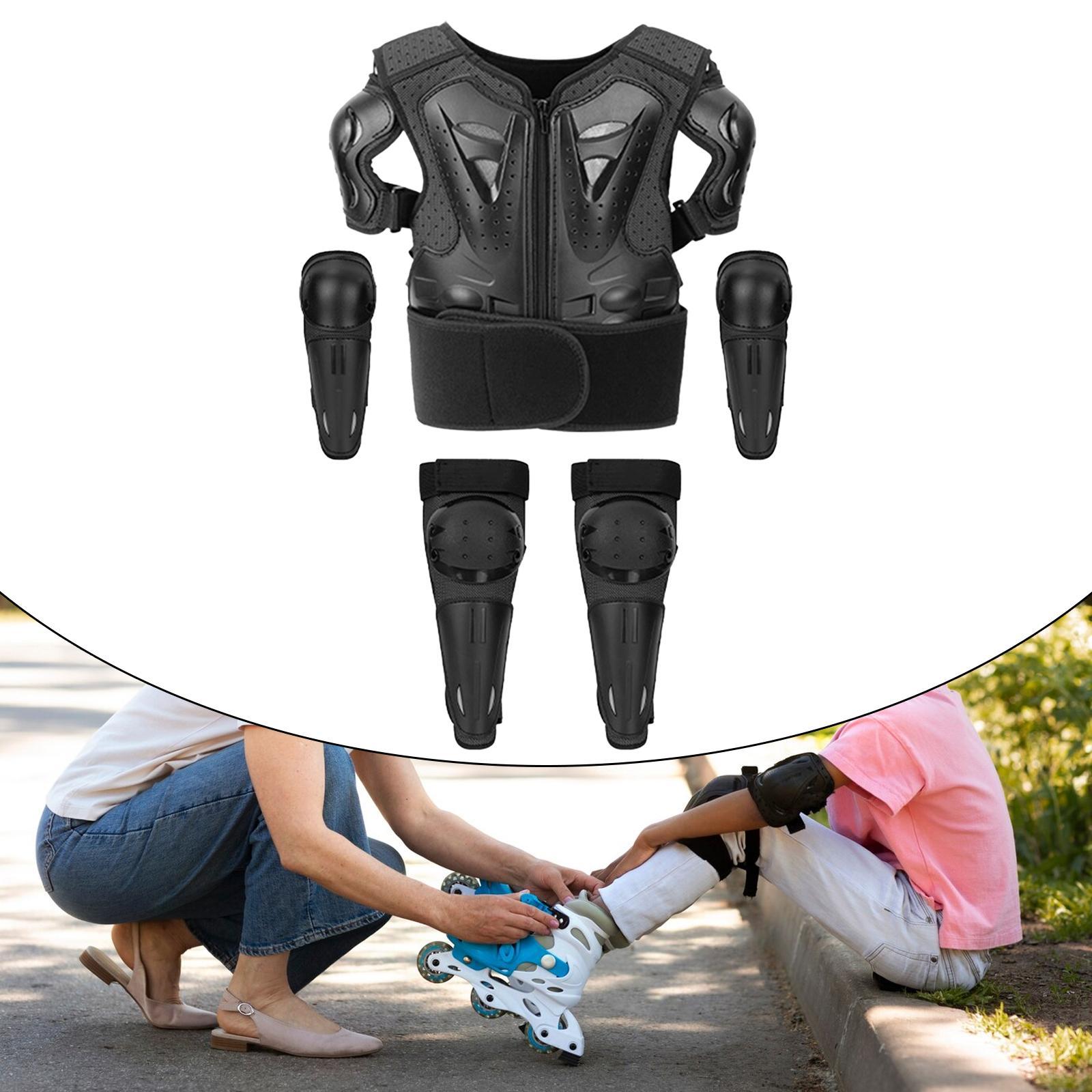 キッズモトクロスアーマーベスト マルチサイズ安全装備セット  - Cycling Gear Vest のレビューと価格