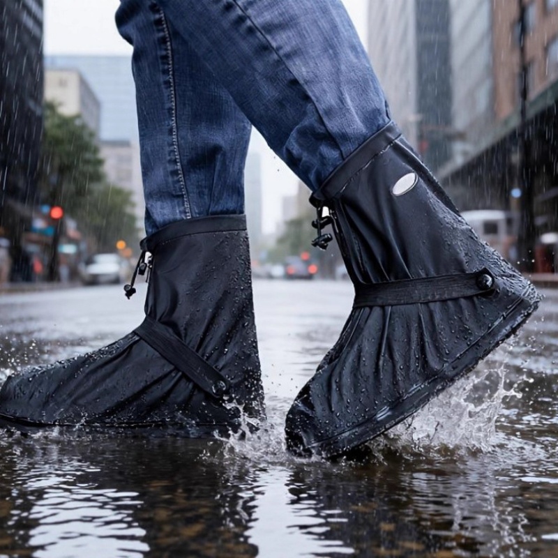 S-XXLサイズ 滑り止め防水オーバーシューズ ブーツパンツ - Cycling Shoe Covers のレビューと価格