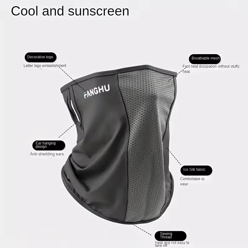 サイクリングマスク ヘッドウェア バンダナ ヘッドラップ フ - Cycling Face Mask のレビューと価格