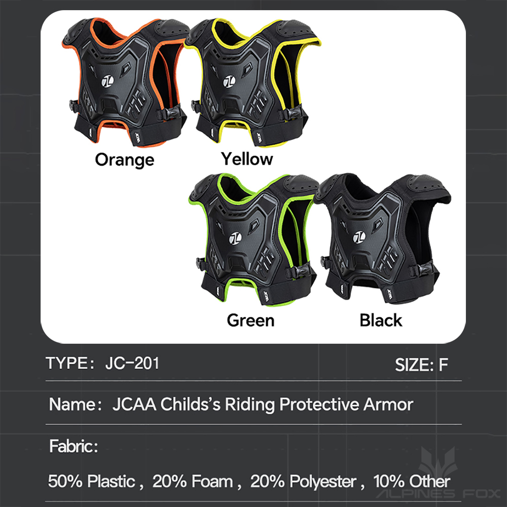 子供用モトクロスボディアーマー保護ベストDH ATVダートバ - Cycling Gear Vest のレビューと価格