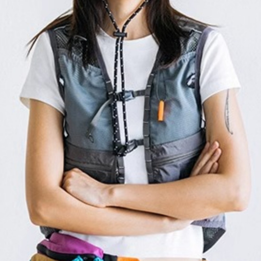 ユニセックスアウトドアユーティリティベストパッチワークマルチ - Cycling Gear Vest のレビューと価格
