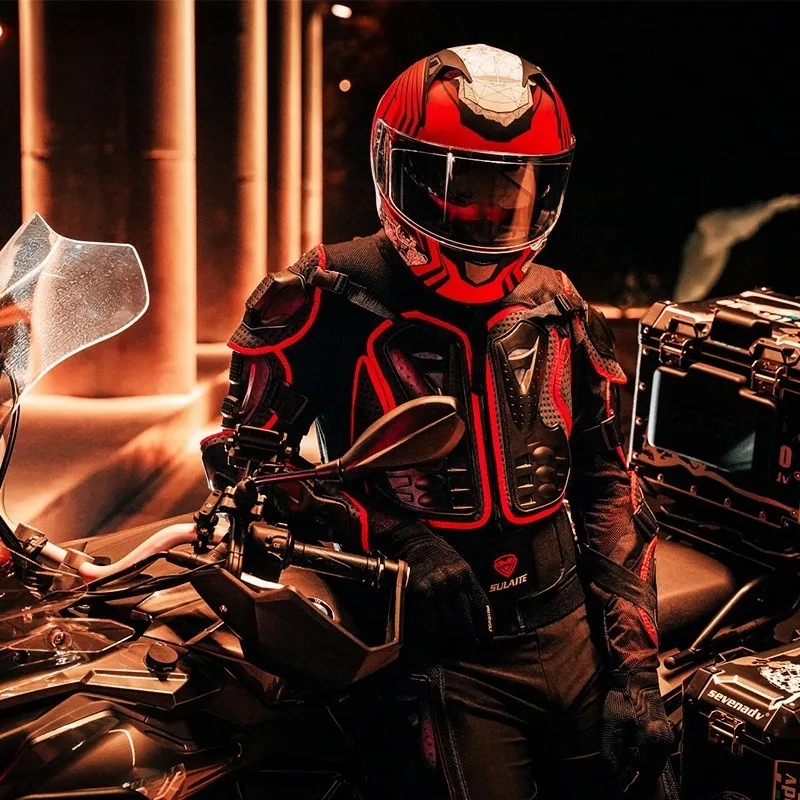 黒色の落下防止サイクリング保護アーマーギア、オートバイ保護ジ - Cycling Gear Jacket のレビューと価格