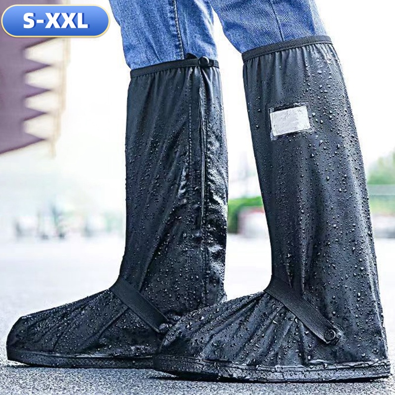    ハイチューブ防水滑り止めレインシューズカバーサイクリ - Cycling Shoe Covers のレビューと価格