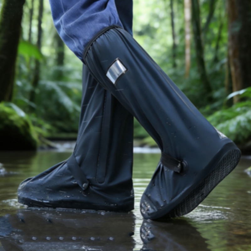    ハイチューブ防水滑り止めレインシューズカバーサイクリ - Cycling Shoe Covers のレビューと価格