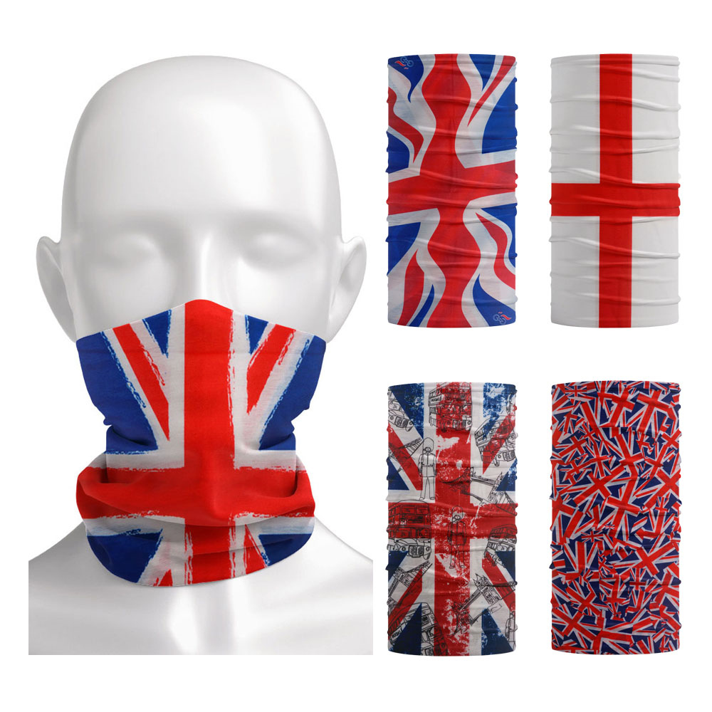 英国ユニオンジャックネックチューブバンダナ イギリス ヘッド - Cycling Gear Uk のレビューと価格