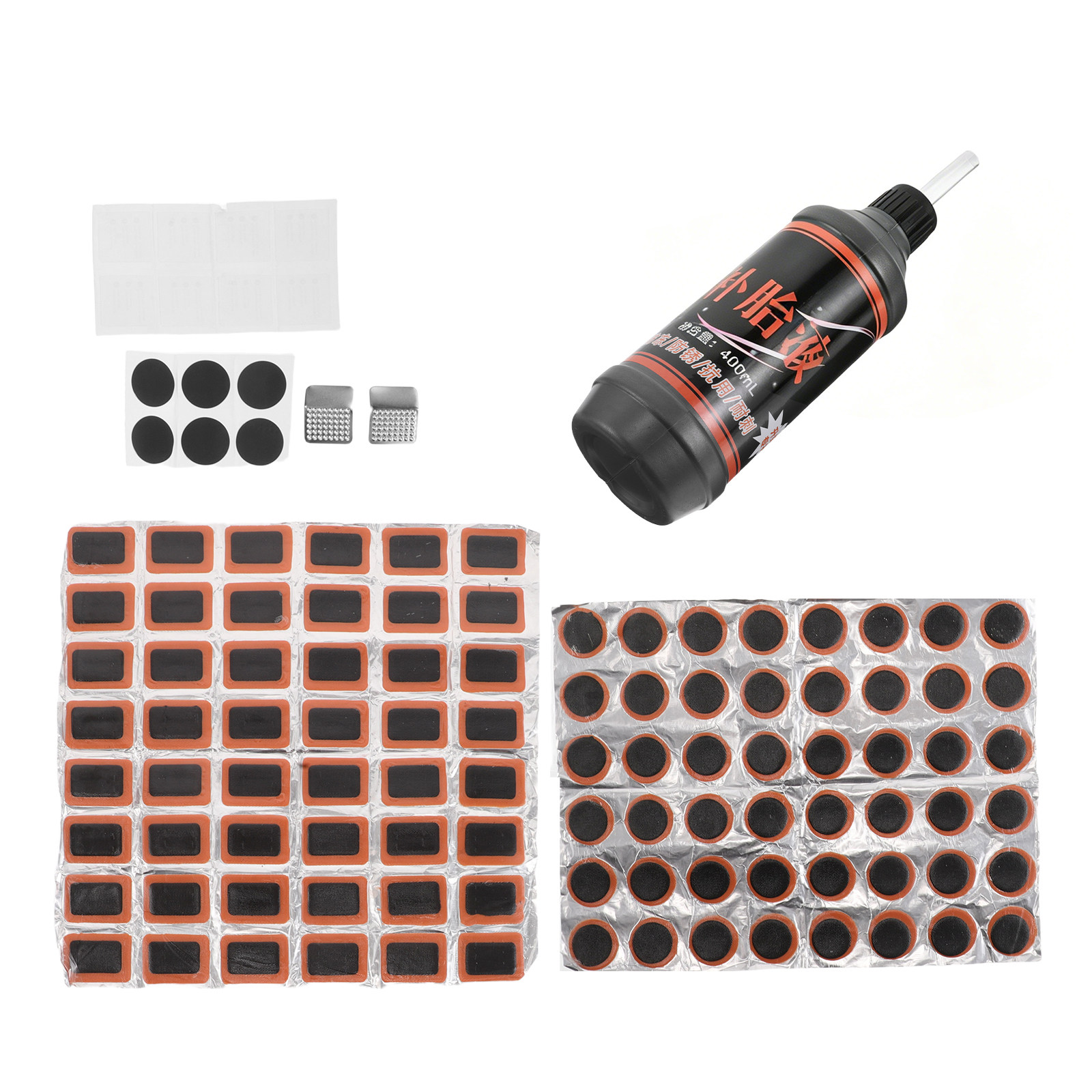 1 セット自転車タイヤチューブ修理キットロードマウンテンバイ - Bike Tube Repair Kit のレビューと価格