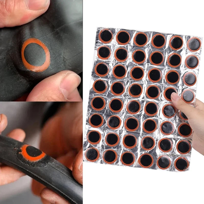 1-4 シートゴム製パンク修理パッチ接着剤不要のタイヤチュー - Bike Tube Repair Kit のレビューと価格